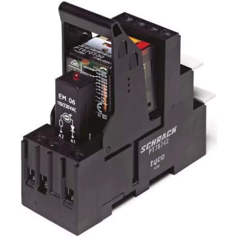 TE CONNECTIVITY Relay 2 Pole Terminals: 12 Amp Rated Current, PT2S7RC4 5-1415074-1