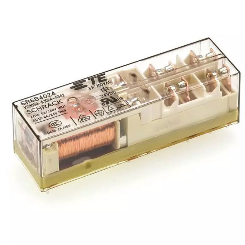 TE CONNECTIVITY Relay 4PNO, DPST Contact Configuration, V23050-A1024-A542 1393260-7