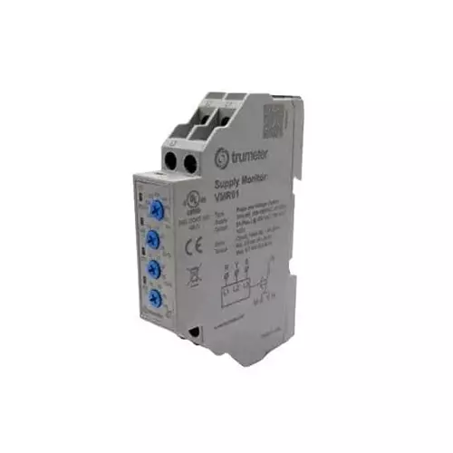 TRUMETER Industrial Relay DIN Rail Mount SPDT (1 Form C) 5 Amp, VMR01