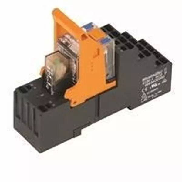 Weidmuller Pluggable Relay DIN Rail Mount 2 Form C (DPDT-NO, NC) 240 V AC, 8921080000