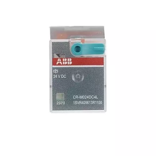 ABB Pluggable Relay Socket Mount SPDT 6 Amp 250 V AC, 1SVR405613R1100