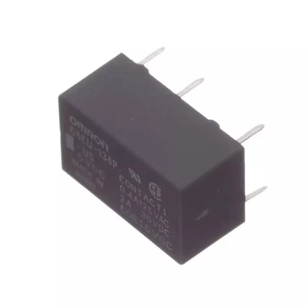 OMRON ELECTRONIC COMPONENTS Low Signal Relay 1 Form C (SPDT-NO, NC) 5 V DC 2 Amp Dual Coil Latching, G6EU-134P-US DC5