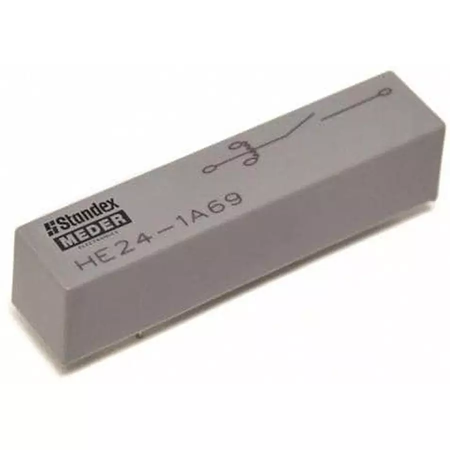 MEDER electronic Reed Relay 1 Form A (SPST-NO) 24 V DC, HE24-1A69-03