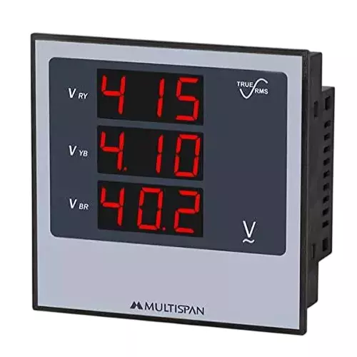 Multispan Earth to Neutral Voltage Relay 10.00 V AC Input and 1 Relay for Tripping Output, ENR-35-M1