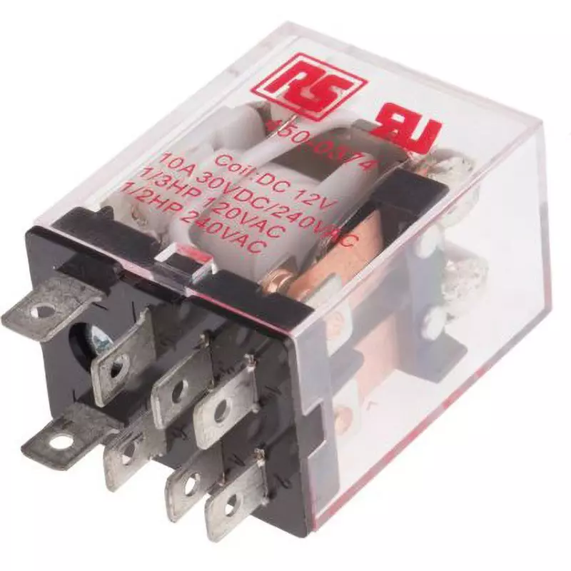 RS PRO Reed Relay Plugin DC 12 V Rated Coil Voltage, 450-0374