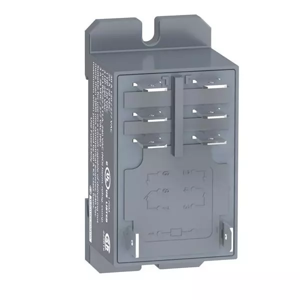 Schneider Electric Harmony Relay DIN Rail Mount 2 Form C (DPDT-NO, NC) 30 Amp 250 V AC, 28 V DC, RPF2BF7