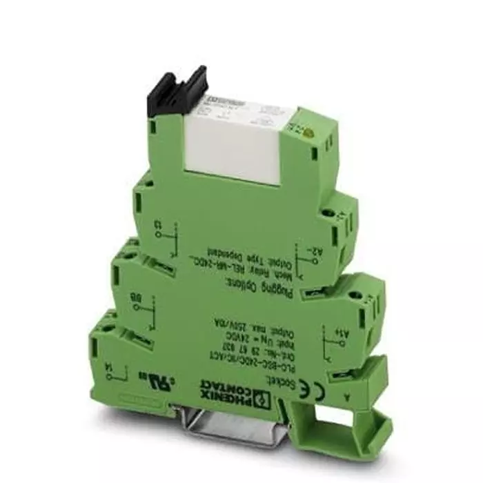 Phoenix Contact Relay Module DIN Rail Mount 1 Form A (SPST-NO) 6 Amp 250 V AC, 250 V DC, 2967604