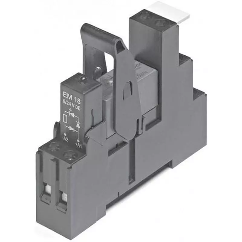 TE CONNECTIVITY General Purpose Relay DIN Rail Mount 2 Form C (DPDT-NO, NC) 8 Amp 400 V AC, RT4S5R24