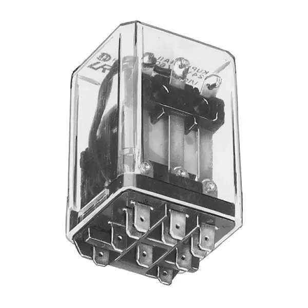 TE CONNECTIVITY Industrial Relay Panel Mount 2 Form C (DPDT-NO, NC) 10 Amp 240 V AC, KUP-11D55-24