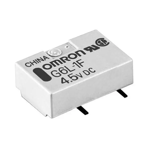 OMRON ELECTRONIC COMPONENTS Low Signal Relay 1 Form A (SPST-NO) 4.5 V DC 1 Amp Non-Latching, G6L-1P-DC4.5
