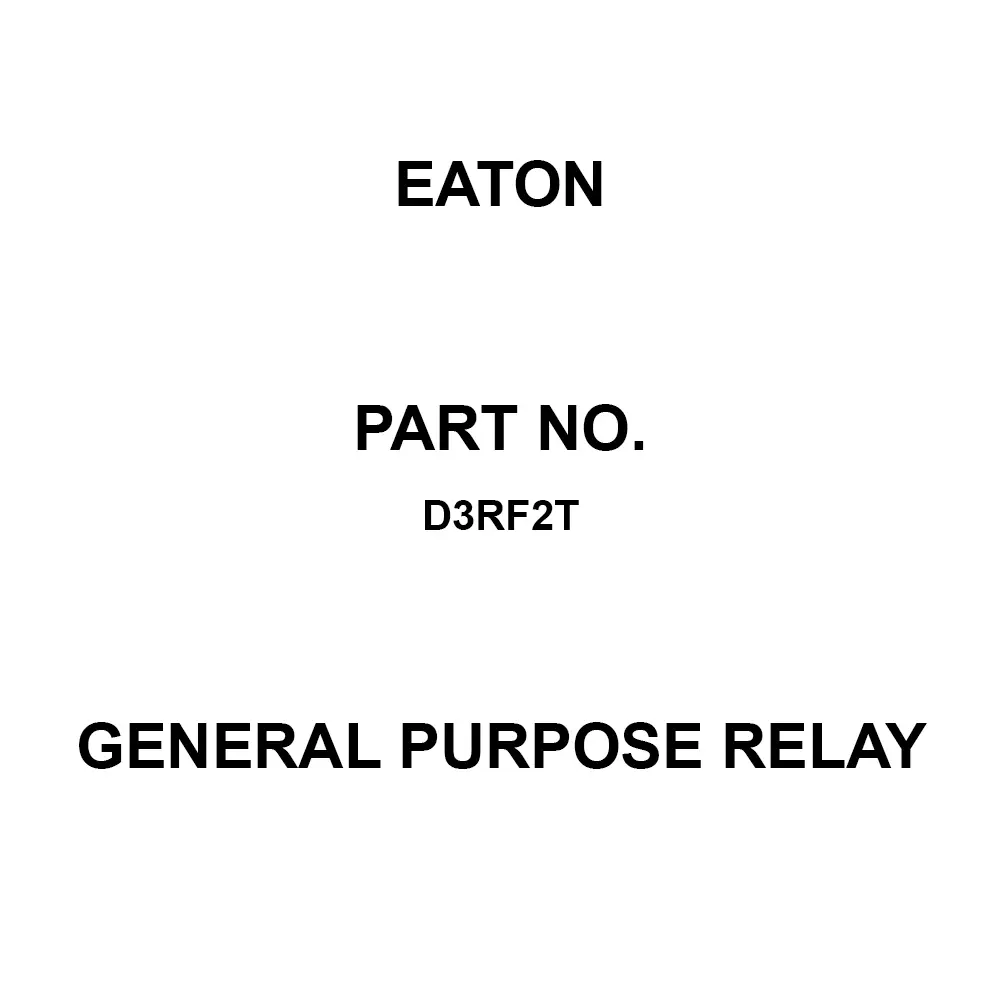 EATON Cube General Purpose Relay Socket Mount, D3RF2T