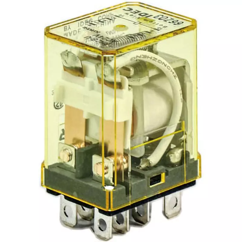 Buy IDEC Rh Type Power Relay Blade Terminal Type 2C Blade Terminal AC24 ...