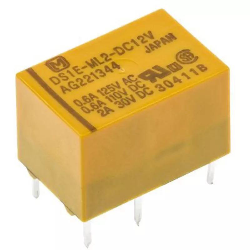 Panasonic Latching Relay, DS1E-ML2-DC12V