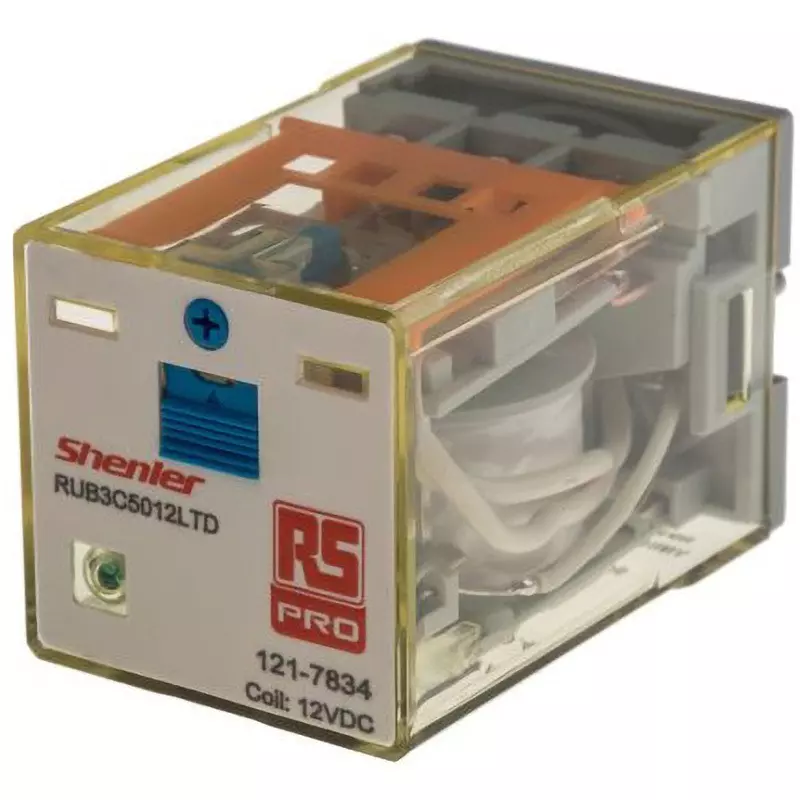 RS PRO Reed Relay Plugin DC 12 V Rated Coil Voltage, 121-7834