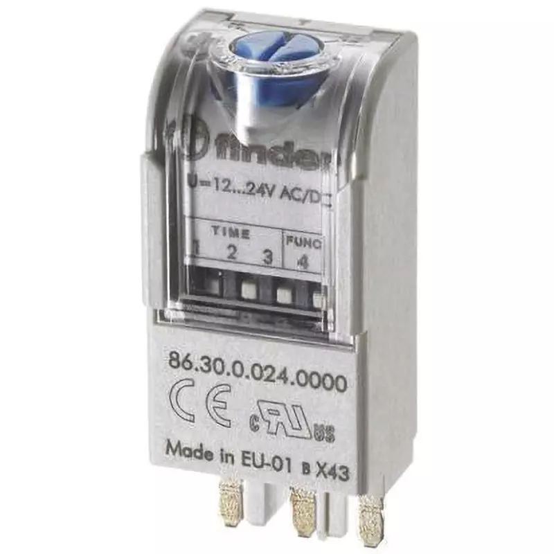 Finder Interface Relay Module AC230 V Rated Coil Voltage timer module Accessory Type, 86.30.8.240.0000