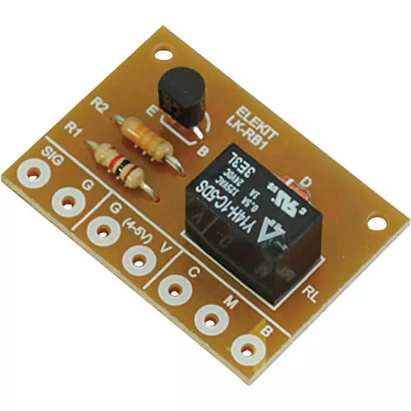 ELEKIT Small Relay Board Kit DC 4-5 Power Supply Voltage About 35 Current Consumption Conformity Recycled Paper, LK-RB1