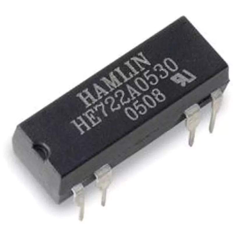 Littelfuse Reed Relay 0.5 DC to 3.75 DC Operating Voltage Range 1.0 ms Operating Time 10.0 mA Coil Current, HE721A0500 (Pack of 500)