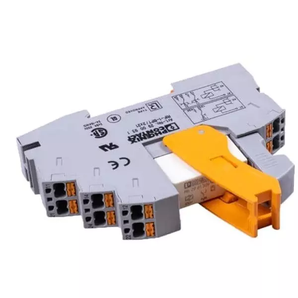 Phoenix Contact Relay Module DIN Rail Mount 1 Form A (SPST-NO) 6 Amp 250 V AC, 250 V DC, 2949240