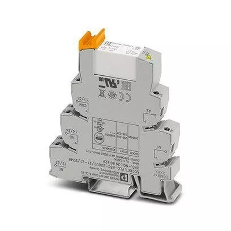 Phoenix Contact Relay Module DIN Rail Mount 2 Form C (DPDT-NO, NC) 6 Amp 250 V AC, 250 V DC, 2980500