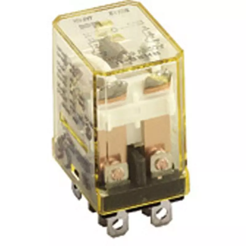 IDEC Rh Type Power Relay Blade Terminal Type 2C Blade Terminal DC24 V 2 Pole, Rh2B-UdDC24