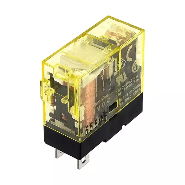 IDEC RJ Series slim power relay 1C Single Contact Type, RJ1S-CLD-D12 (Pack of 10 Pcs)