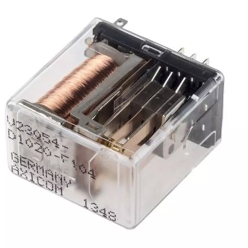 TE CONNECTIVITY Relay 2 Pole Terminals: 2 Amp Rated Current, V23054D1020F104 9-1393812-3