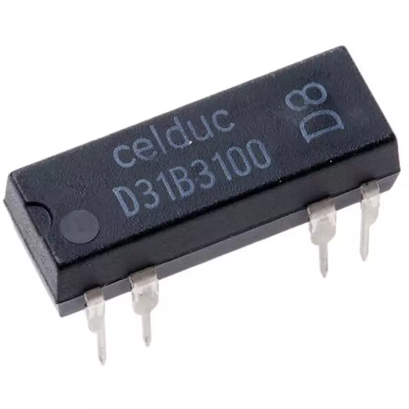 CELDUC Reed Relay 500 Ω Coil Resistance 5 V DC Coil Voltage 1.4 kV DC withstand Voltage, D31B3100