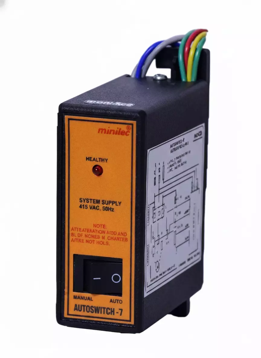 Minilec Single Phase Preventer 5 Amp, 240 VAC 90 mm (3.5 inch) Centre to Centre, Autoswitch 7