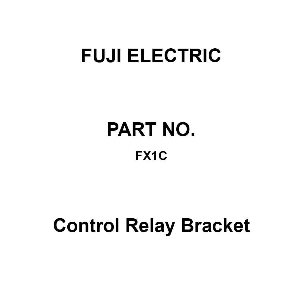 Fuji Electric Control Relay Bracket for Vibration and Drop Prevention, FX1C