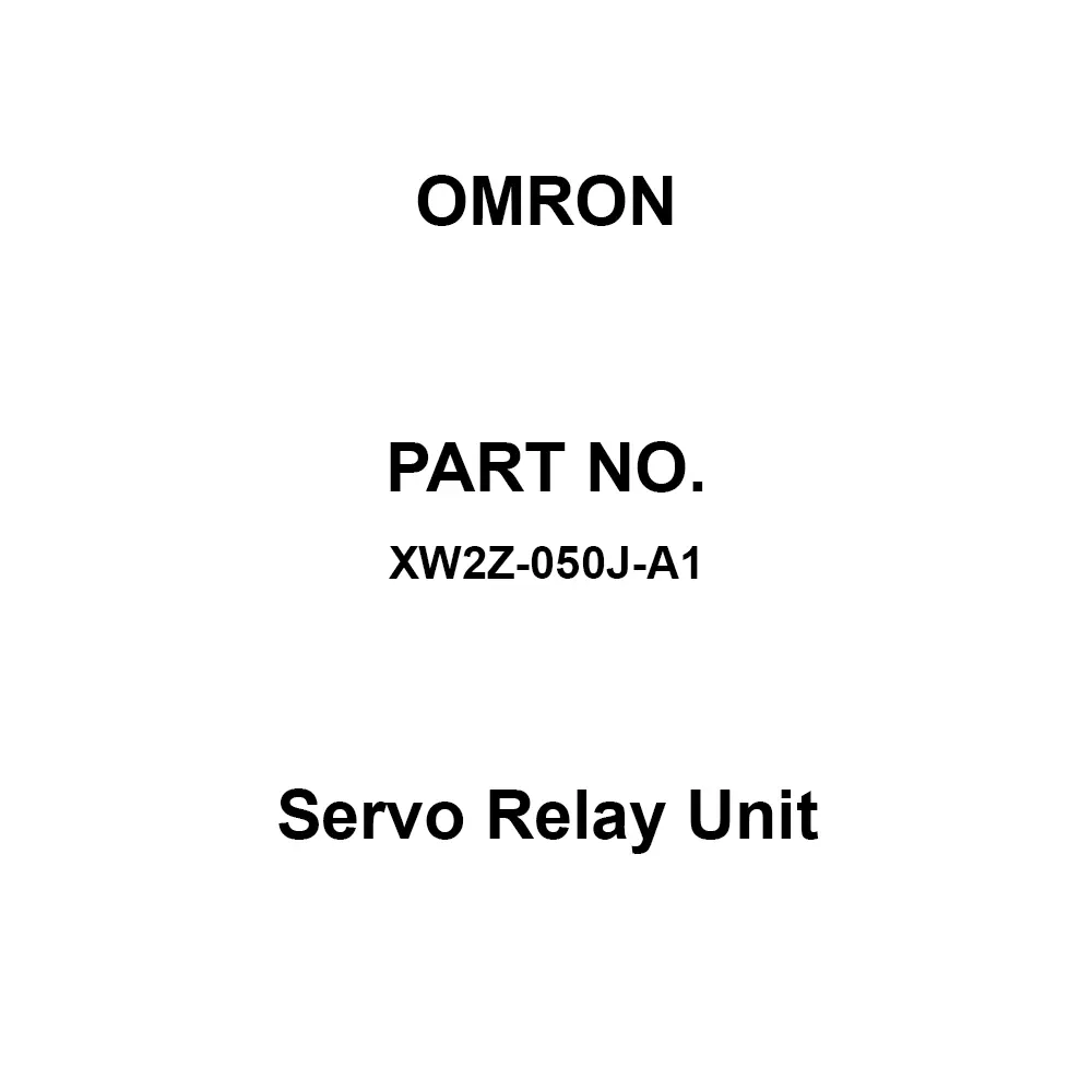 Omron Servo Relay Unit DC 24 V Rated Voltage, XW2Z-050J-A1