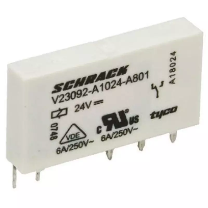 TE CONNECTIVITY Relay SPDT Contact Configuration, V23092A1048A301 (Pack of 20)