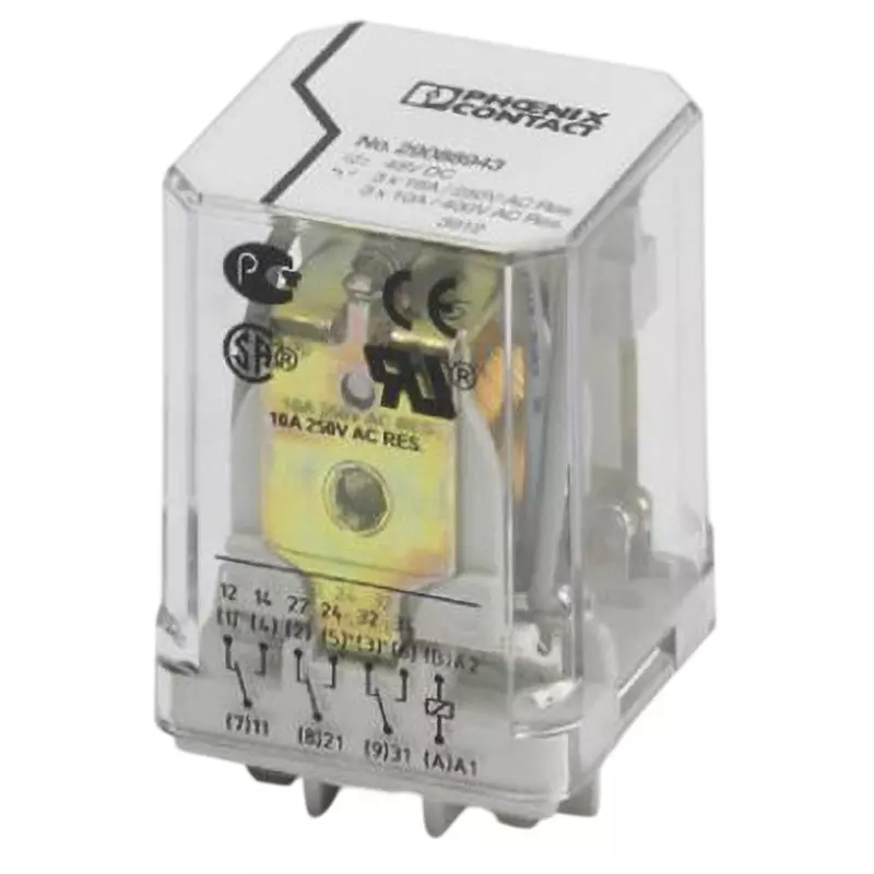 Phoenix Contact Relay 3 Pole, 2908894