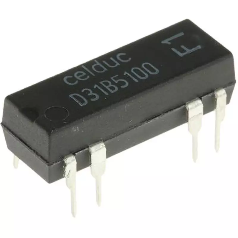 CELDUC Reed Relay 1 kΩ Coil Resistance 12 V DC Coil Voltage 100 V DC Maximum Switching Voltage, D31B5100