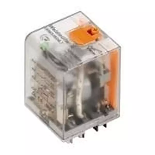 Weidmuller Pluggable Relay Socket Mount 2 Form A (DPST-NO) 16 Amp 250 V AC, 1220150000