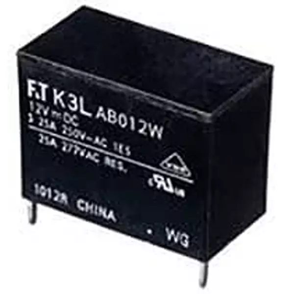 FCL Components Latching Relay Through Hole Mount 1 Form A (SPST-NO) 25 Amp 250 V AC, FTR-K3LAB012W