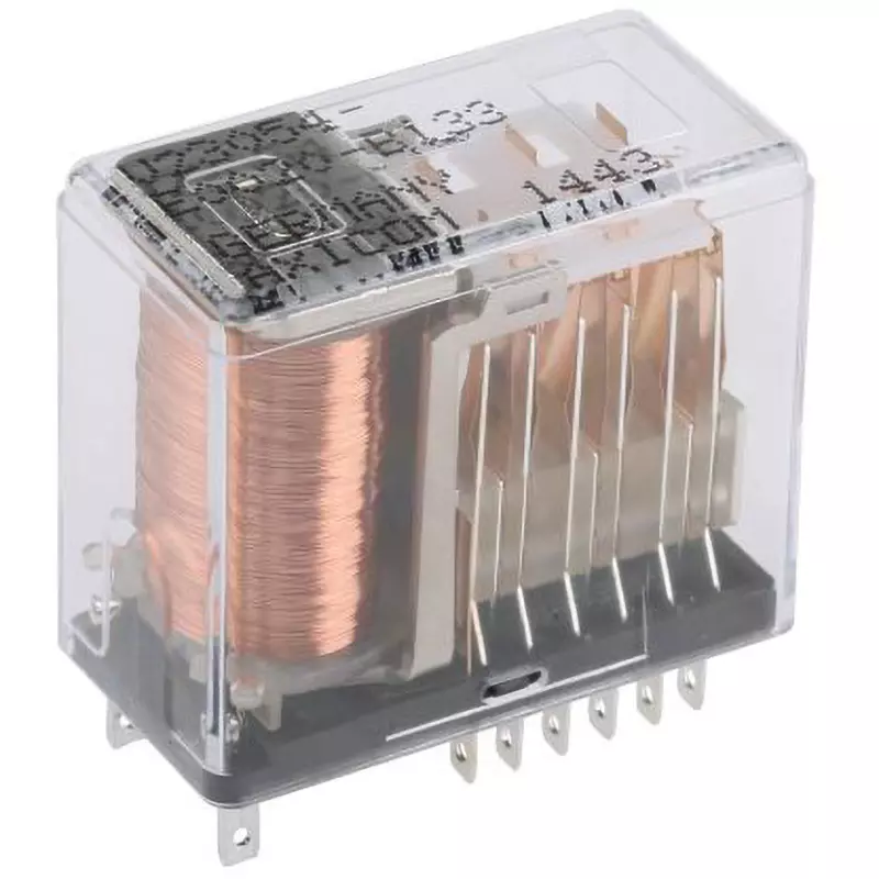 TE CONNECTIVITY Relay 2 Pole Terminals: 2 Amp Rated Current, V23054E 20B133 3-1393813-6