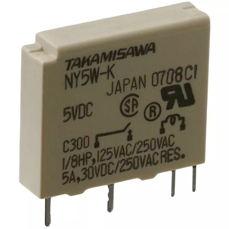 Fujitsu Relay 5.0 A Maximum Allowable Contact Current DC 5 V Rated Coil Voltage 1 a Contact Configuration, NY-5W-K-IE