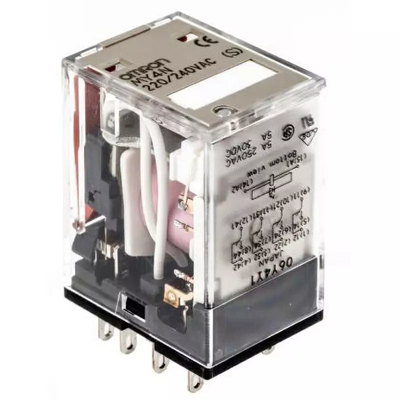 Omron General Purpose Relay Closed Type (Cased) 4c, MY4N 220/240AC(S)