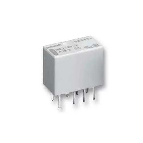 OMRON ELECTRONIC COMPONENTS RELAY, SIGNAL, DPDT, 30VDC, 1A, G6J-2PY 5DC