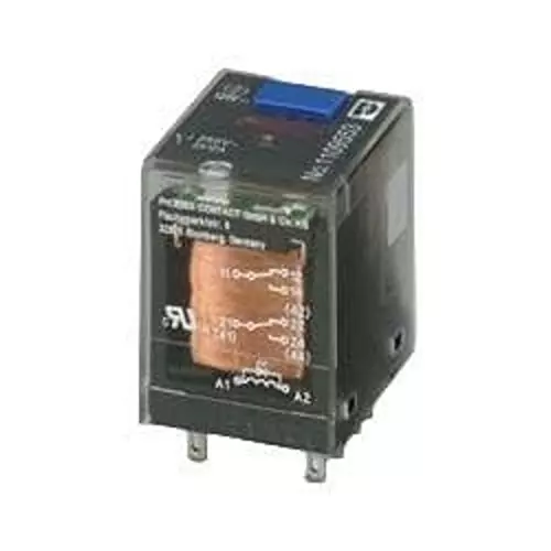 Buy Phoenix Contact Single Relay Panel Mount 2PDT 250 V AC/250 V DC ...