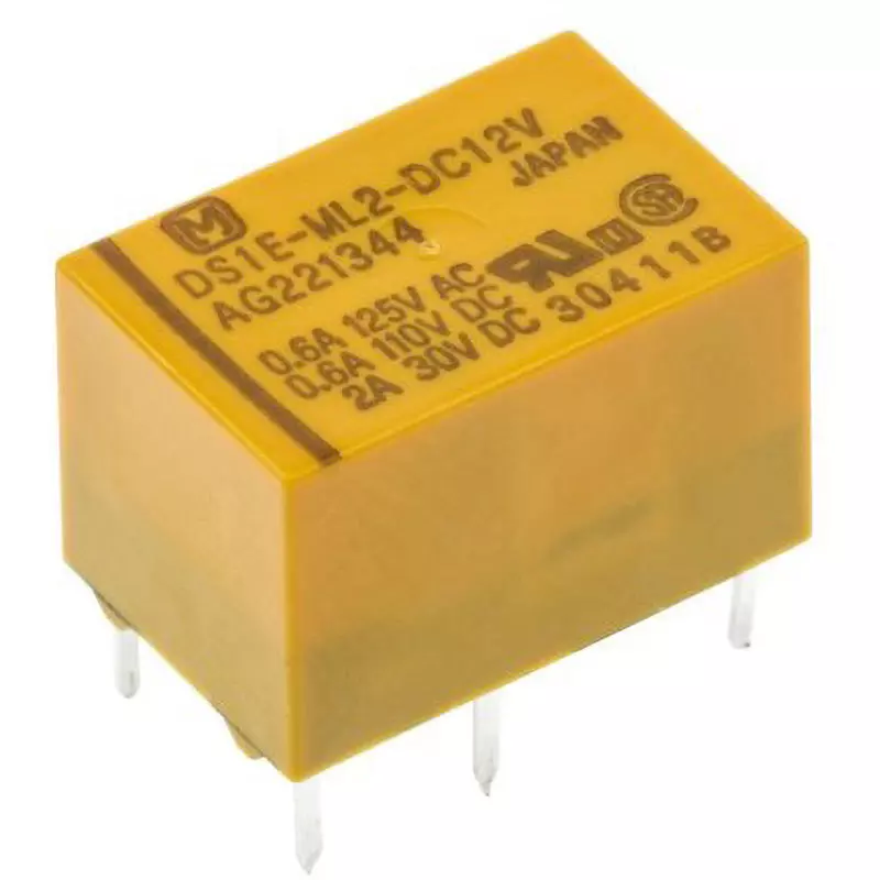 Panasonic Signal Relay, DS1EML212 (Pack of 50 Pcs)