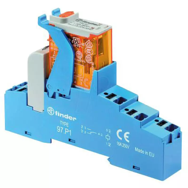 Finder Interface Relay Module AC440 V Maximum Allowable Contact Voltage AC230 V Rated Coil Voltage, 4C.P1.8.230.0060SPA