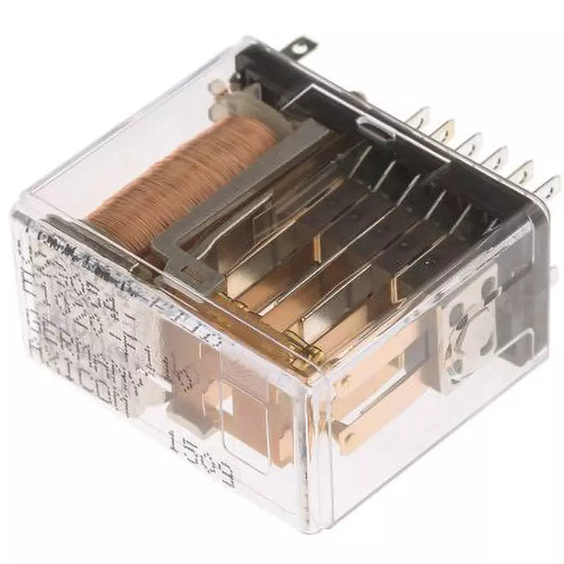TE CONNECTIVITY Relay 4 Pole Terminals: 2 Amp Rated Current, V23054E1020F110 7-1393813-6