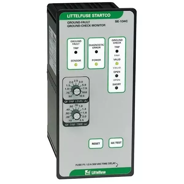 Littelfuse Ground-Fault Relay Panel Mount 265 V AC, 275 V DC, SE-134C-00
