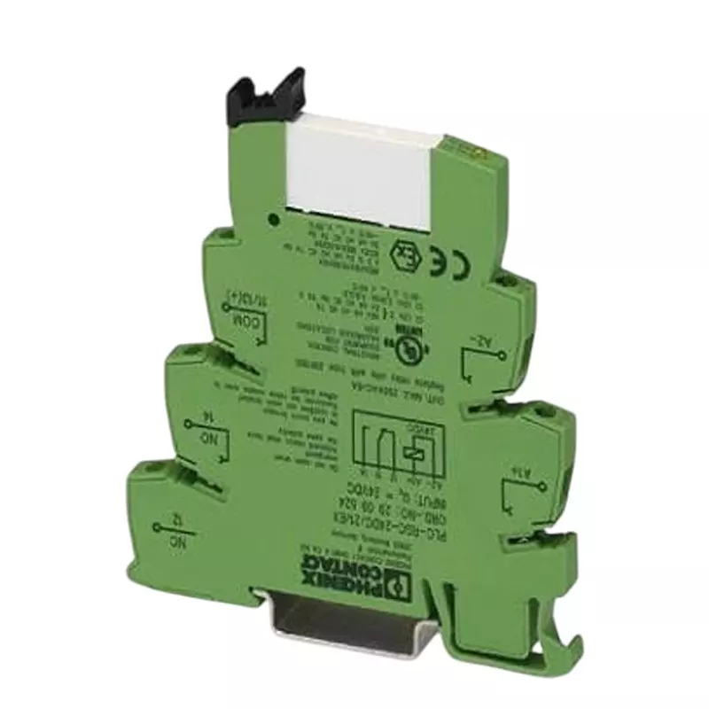 Phoenix Contact Relay Module DIN Rail Mount 1 Form C (SPDT-NO, NC) 6 Amp 250 V AC, 250 V DC, 2909525