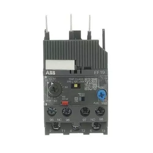 ABB Overload Relay 600 V AC, 600 V DC, 690 V AC Coil Voltage 6.3 Amp, EF19-6.3