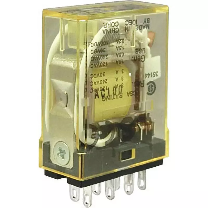 IDEC Ry Type Miniature Relay 2C Solder Terminal AC100 V 2 Pole, Ry2S-UAC100