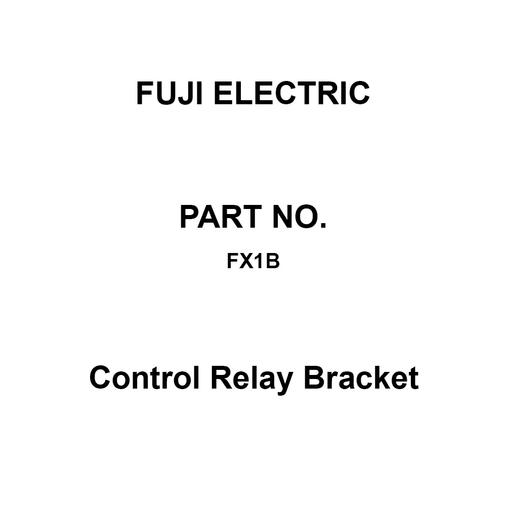 Fuji Electric Control Relay Bracket for Vibration and Drop Prevention, FX1B