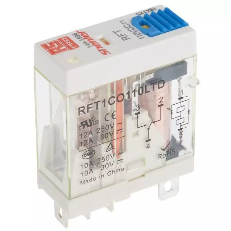 RS PRO Reed Relay Plugin DC 110 V Rated Coil Voltage, 144-1596