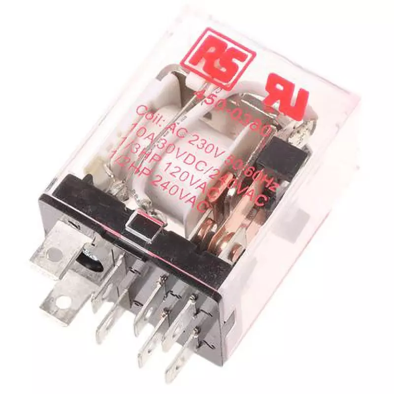 RS PRO Reed Relay Plugin AC 230 V Rated Coil Voltage, 450-0380